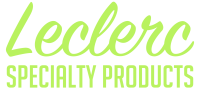 Leclerc Specialty Products logo in light green